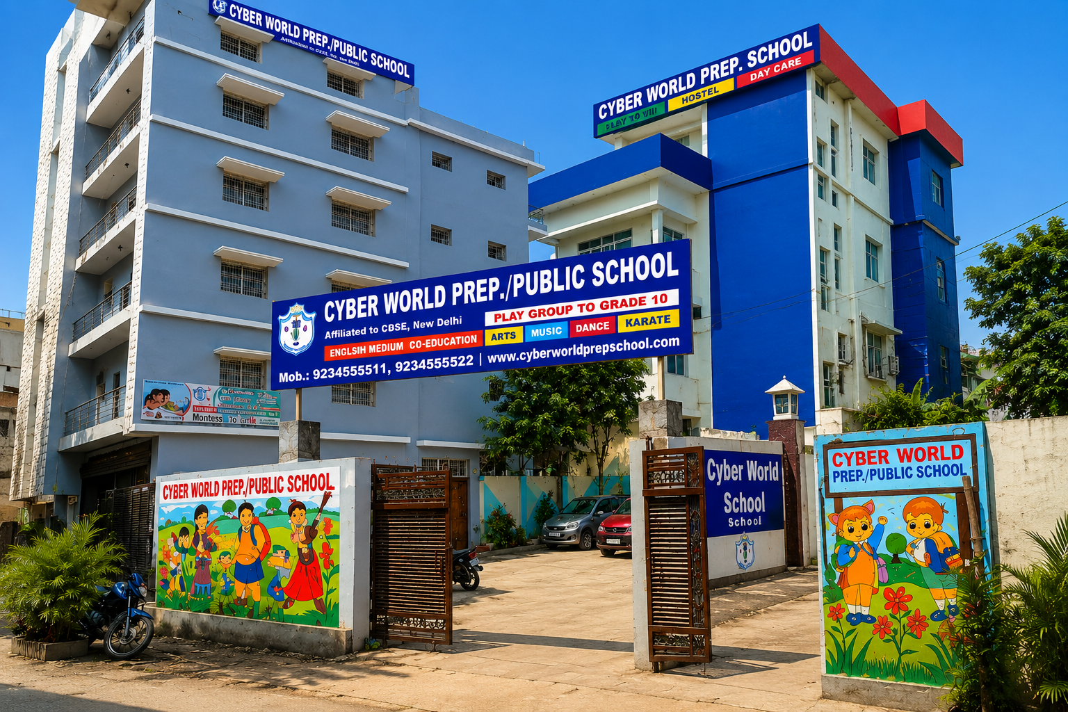 Home Residential Cyber World Prep School Bhagwanpur Muzaffarpur
